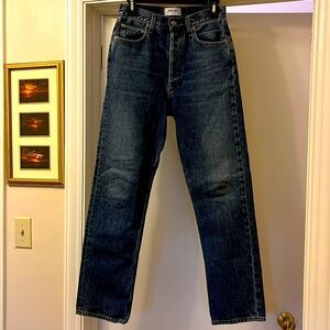 Agolde 90s Pinch Waist Dark Wash 25